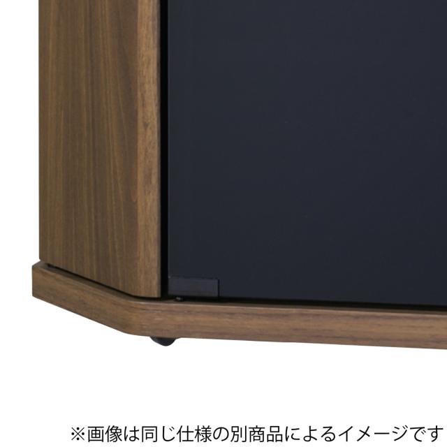 テレビ台 コーナー型 ワイド 木目調 スモークガラス 約幅149cm （ テレビボード TV台 TVボード テレビラック TVラック AVラック リビングボード 収納 扉 ロータイプ キャスター付き コーナースペース ）_9