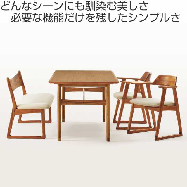 パイン材 ダイニング ベンチチェア 幅155cm カントリー 返る