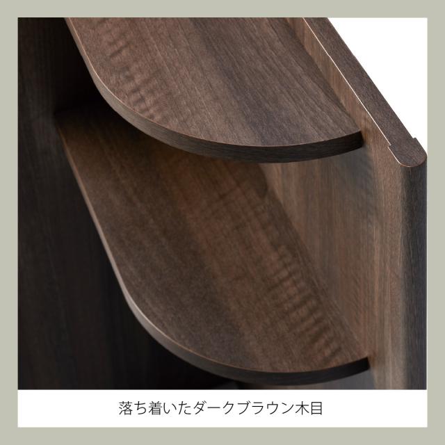 ヘッドボード コーナータイプ 6段階 後付け 宮棚 （ ベッドボード 木製 ベッド ボード 枕元 棚 ベッドサイド 高さ調節 シンプル ナチュラル ブラウン ）