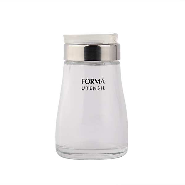 調味料入れ 80ml 塩 胡椒 蓋付き ガラス フォルマHG （ スパイスボトル