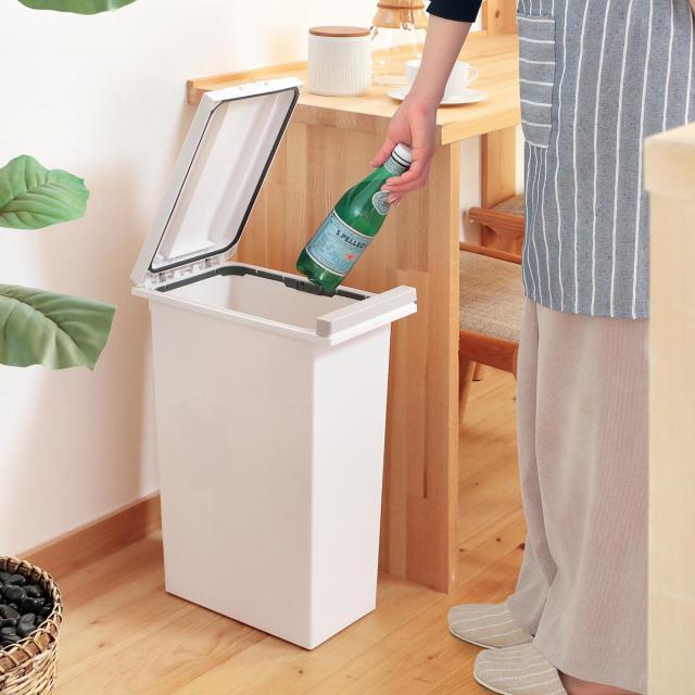 ゴミ箱 分別 3分別 20L 防臭 密閉 分別ゴミ箱 横型 キャスター付き
