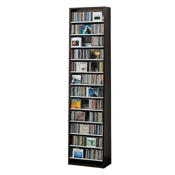 CDラック 幅48.5cm 12段 大量収納ストッカー （ ラック 棚 収納