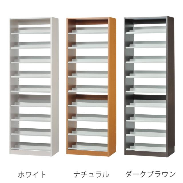 CDラック 幅59cm 9段 2列収納 奥深タイプ ( ラック 棚 収納 CDラック 幅59cm 9段 2列収納 奥深タイプ ( ラック 棚 収納