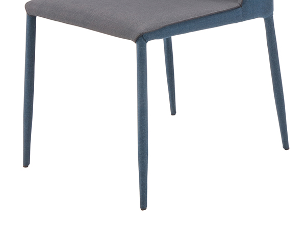 ダイニングチェア 2脚セット 椅子 SERIO 座面高43cm （ ダイニング ファブリック 布 ツートンカラー 食卓 セット リビング 快適 モダン スタイリッシュ 北欧 完成品 ）_6