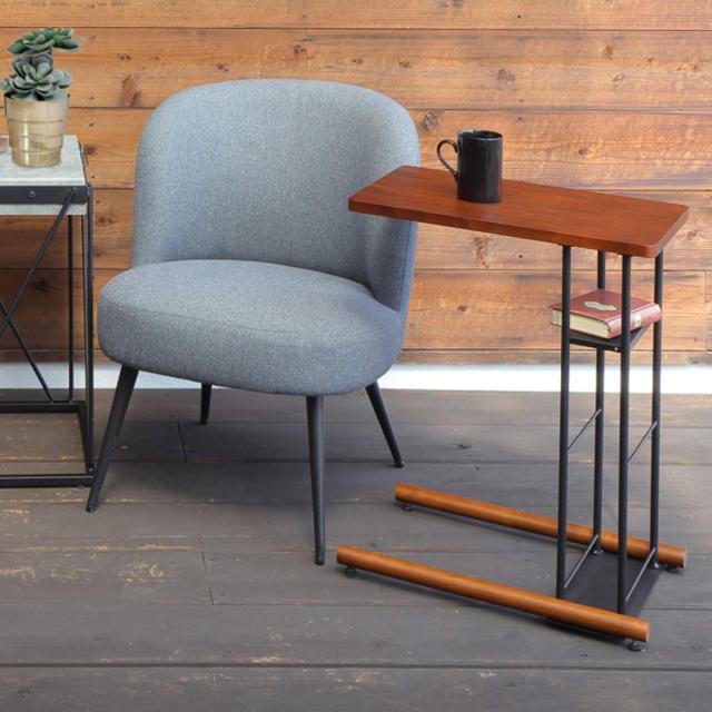 サイドテーブル 高さ60cm アルフ 木製 （ テーブル ナイト