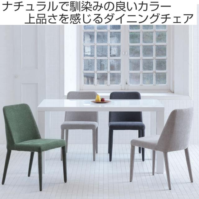 ダイニングチェア 同色2脚セット 座面高45cm GRAD （ チェア 椅子 ダイニング ファブリック 布 肘なし シンプル モダン ナチュラル スタイリッシュ ）_1