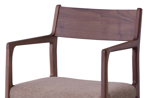 アームチェア ダイニングチェアー 天然木 ウォールナット 日本製