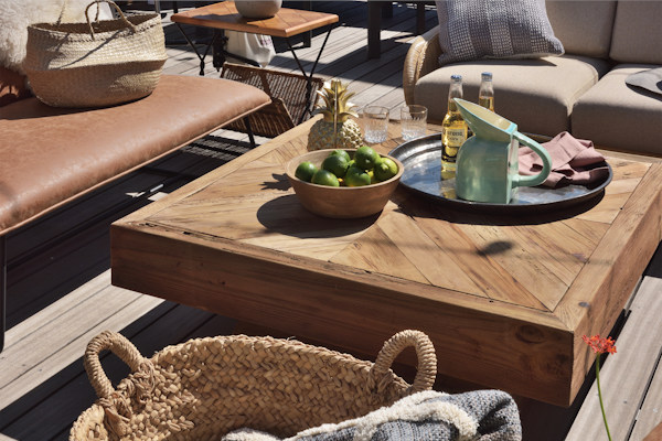 ヴィンテージ調 ローテーブル ヘリンボーン柄 天然木パイン古材 リビングテーブル ヴィンテージ調 ローテーブル ヘリンボーン柄 天然木パイン古材