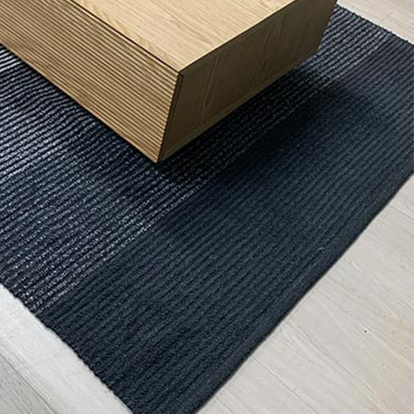 ラグ ストライプ ラグマット 170×230cm （ ラグマット カーペット 絨毯 マット コットン100％ 肌に優しい 子ども お年寄り 天然素材 ホットカーペット対応 床暖対応 おしゃれ 北欧風 インテリアマット ）_4
