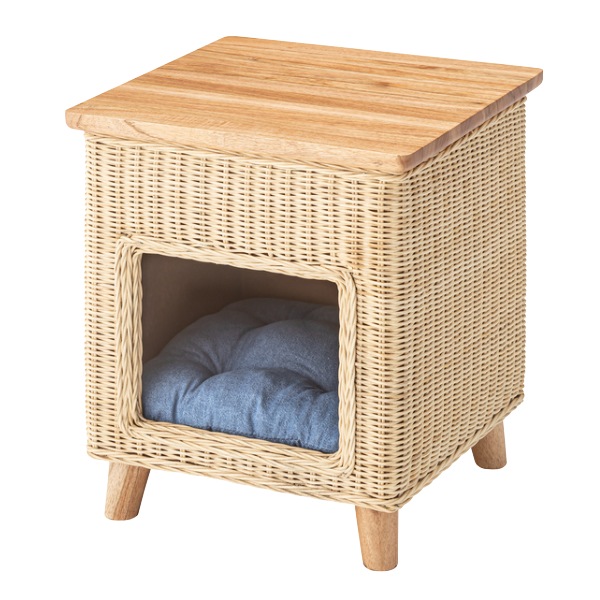 ペットスツール ラタン スツール サイドテーブル ペット ハウス ペット
