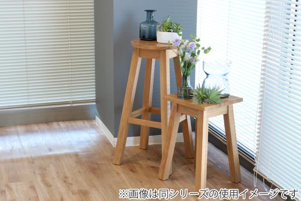 スツール ２脚セット 座面高46cm 角型 天然木 木製 オーク材 椅子 腰掛 （ チェア イス いす チェアー 木製スツール 木製チェア 腰掛け サイドテーブル 飾り台 花台 おしゃれ 北欧 踏み台 玄関 キッチン リビング 四角 ）_7