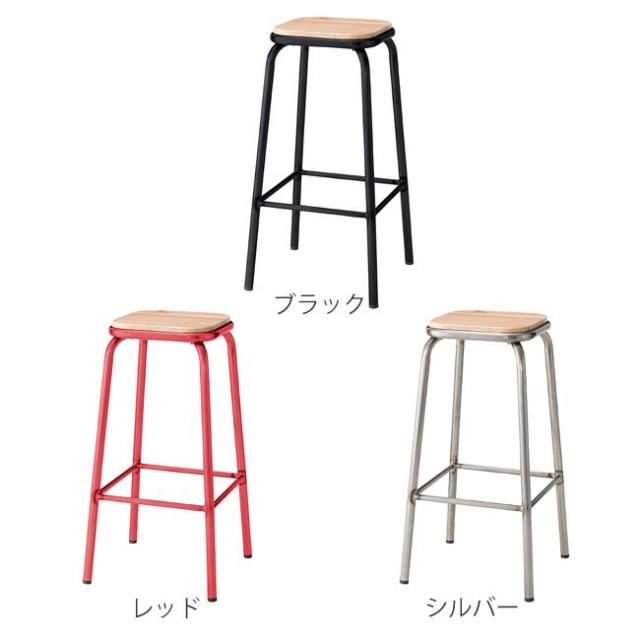 カウンターチェア 高さ71cm スチール 木製 天然木 ハイスツール （ チェアー いす カウンターチェア バーチェア ハイチェア おしゃれ キッチン カウンター インダストリアル フットレスト ）_2