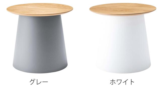 ラウンドテーブル 幅49cm 円形 木製 （ サイドテーブル ナイト