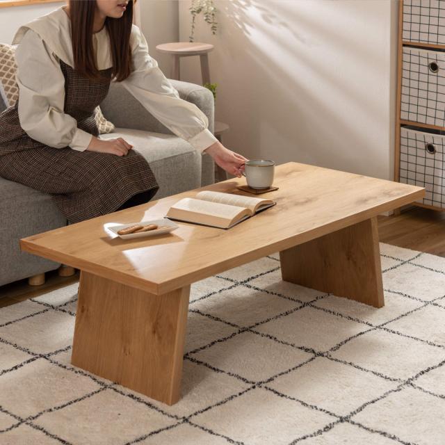 センターテーブル 幅120cm 木製 天然木 国産 （ テーブル リビングテーブル ローテーブル ロータイプ オーク ウォールナット シンプル モダン 北欧 おしゃれ ）_19