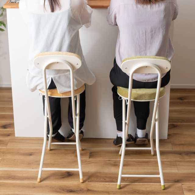 木製スツール 座面幅30cm×高さ65cm 丸椅子 stool - スツール