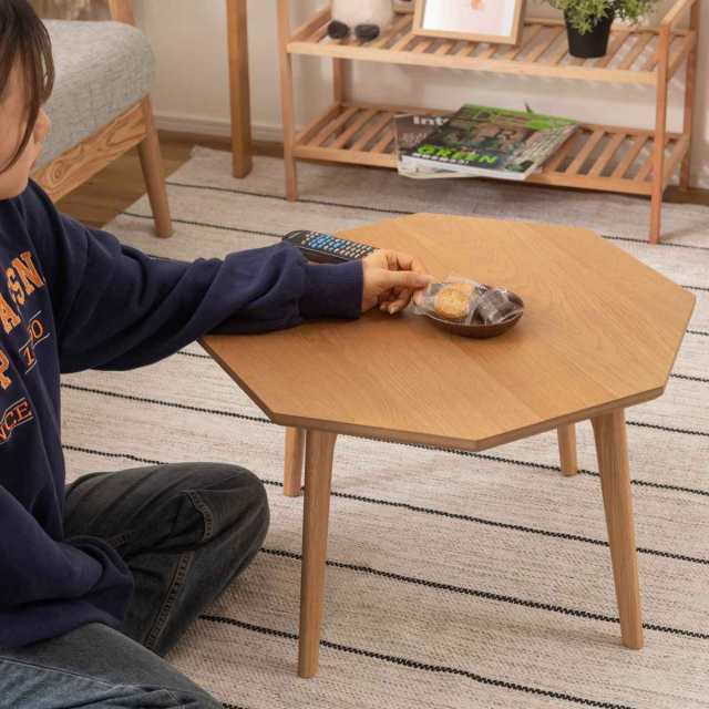 ローテーブル 高さ36cm 天然木 組立品 （ 座卓 小さめ 北欧 テーブル おしゃれ 木目調 木製 シンプル リビングテーブル 机 つくえ  北欧風｜au PAY マーケット