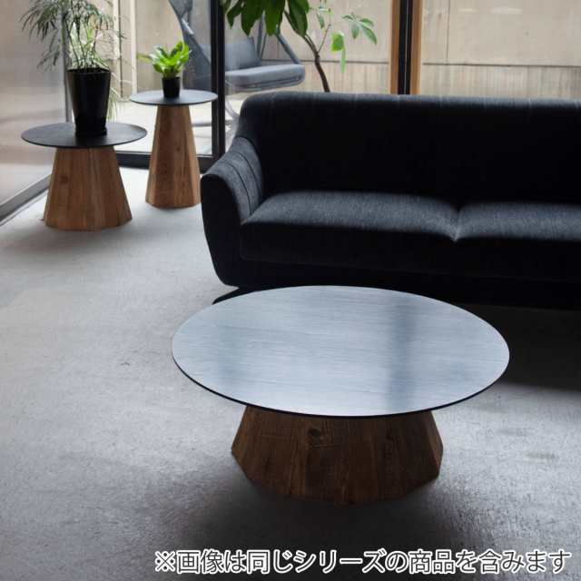 サイドテーブル 高さ56cm 天然木 丸 （ 北欧 スリム テーブル