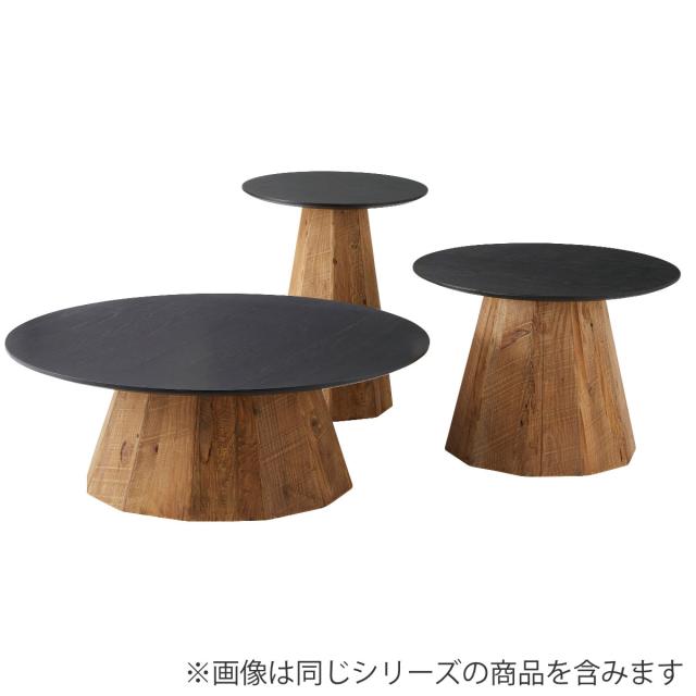 ローテーブル 高さ43cm 天然木 丸 （ 北欧 テーブル 木目調 木製 おしゃれ かわいい シンプル形 リビングテーブル 机 つくえ 北欧風 ディスプレイ インテリア 完成品 リビング センターテーブル型 新生活 ）