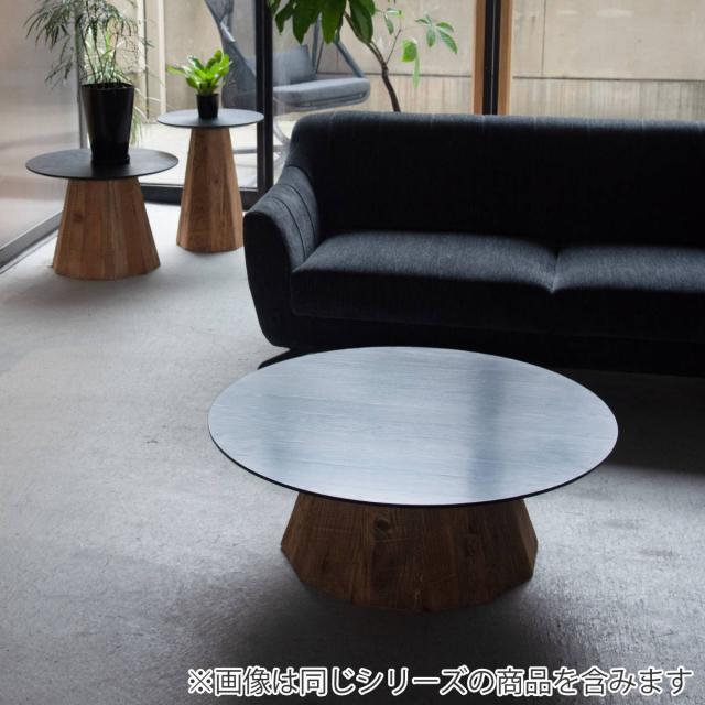 ローテーブル 高さ43cm 天然木 丸 （ 北欧 テーブル 木目調 木製 おしゃれ かわいい シンプル形 リビングテーブル 机 つくえ 北欧風 ディスプレイ インテリア 完成品 リビング センターテーブル型 新生活 ）