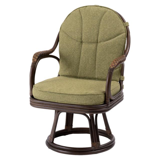 たいらママ　【美品】藤製回転椅子　回転式ラタンチェア　自然素材　ツヤツヤ たいらママ 【美品】藤製回転椅子 回転式ラタンチェア 自然素材