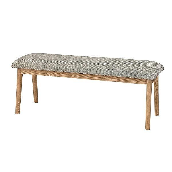 ダイニングベンチ 幅102cm 木製 （ 2人掛け ダイニング 食卓 椅子 ダイニングチェア ファブリック 布 北欧 モダン ナチュラル シンプル ）_8