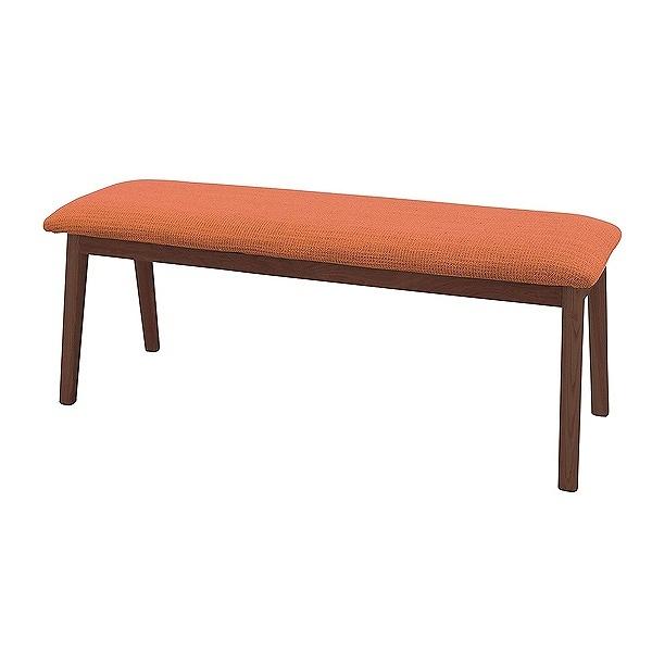 ダイニングベンチ 幅102cm 木製 （ 2人掛け ダイニング 食卓 椅子 ダイニングチェア ファブリック 布 北欧 モダン ナチュラル シンプル ）_9