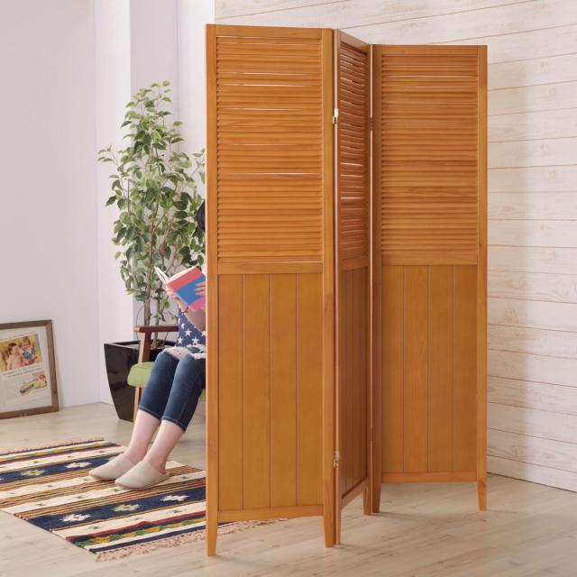 送料無料【新品】ルーバースクリーン パーティーション　3連 HAGiHARA 衝立 スクリーン 3連 ルーバータイプ （ 間仕切り