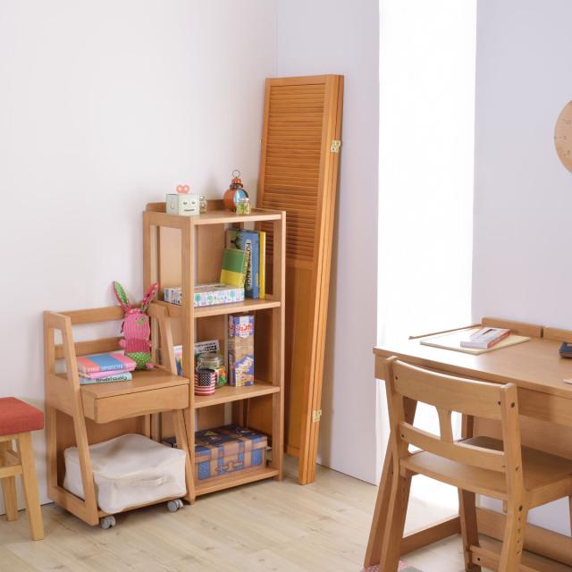 スクリーン パーテーション 3連 衝立 天然木 ナチュラル （ 間仕切り ついたて 目隠し 自立 ルーバースクリーン 折りたたみ 洋風 パーティション つい立て 仕切り ルーバー 板張り 木 リビング 寝室 インテリア ）