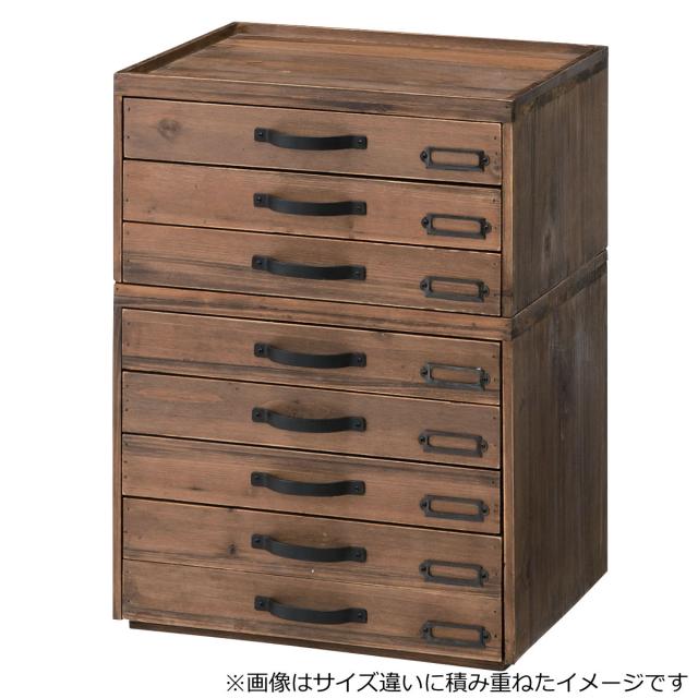 レターケース 5段 A4 Toreno 木製 幅35cm （ 幅35×奥行28×高さ29cm