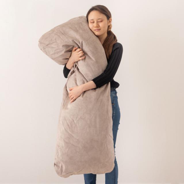座椅子 1人用 大判サイズ 幅85cm ソファベッド リクライニング式 ペット対応生地 （ ソファ ローソファ 耐摩耗 防水加工 ペット チェア ペットソファ もちもち ふんわり クッション ベロア調 くすみカラー おしゃれ ）_14