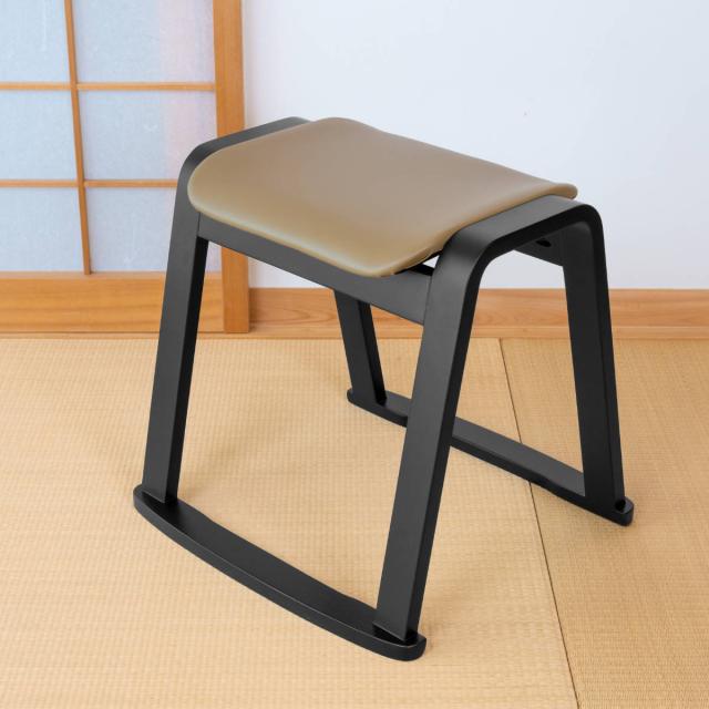 スツール 同色4脚セット 高さ43cm スタッキング お座敷チェア （ 腰掛け 和室 座敷 玄関 畳用椅子 軽い 椅子 チェア いす セット 料亭 旅館 仏事 法事 仏具 冠婚葬祭 木製 完成品 ）_15