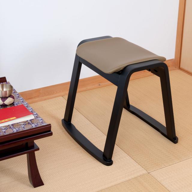 スツール 同色4脚セット 高さ43cm スタッキング お座敷チェア （ 腰掛け 和室 座敷 玄関 畳用椅子 軽い 椅子 チェア いす セット 料亭 旅館 仏事 法事 仏具 冠婚葬祭 木製 完成品 ）_17
