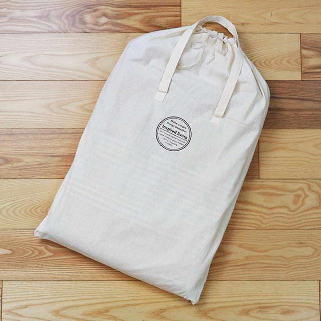 ラグ カーペット コットン100% 170×230cm （ ラグマット 絨毯 マット 折りたためる 収納 コンパクト 床暖 ホットカーペット 対応 収納袋付き オリジナルバッグ付き フリンジ ストライプ 綿 100％ ）_9
