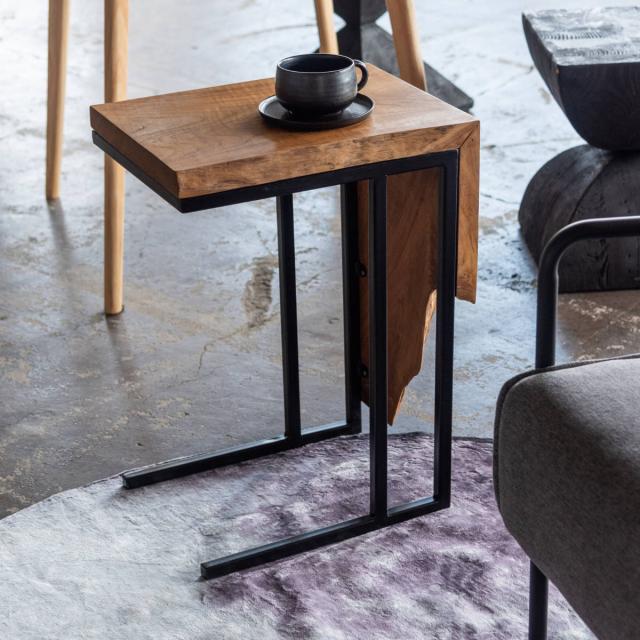 スタイリッシュ コの字 サイドテーブル コンパクト オンラ