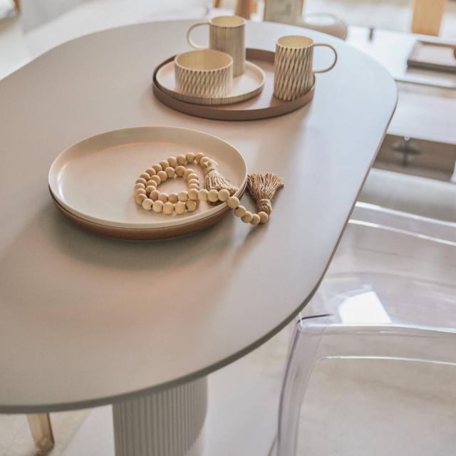 ダイニングテーブル 幅120cm オーバル型 （ 楕円 テーブル 食卓