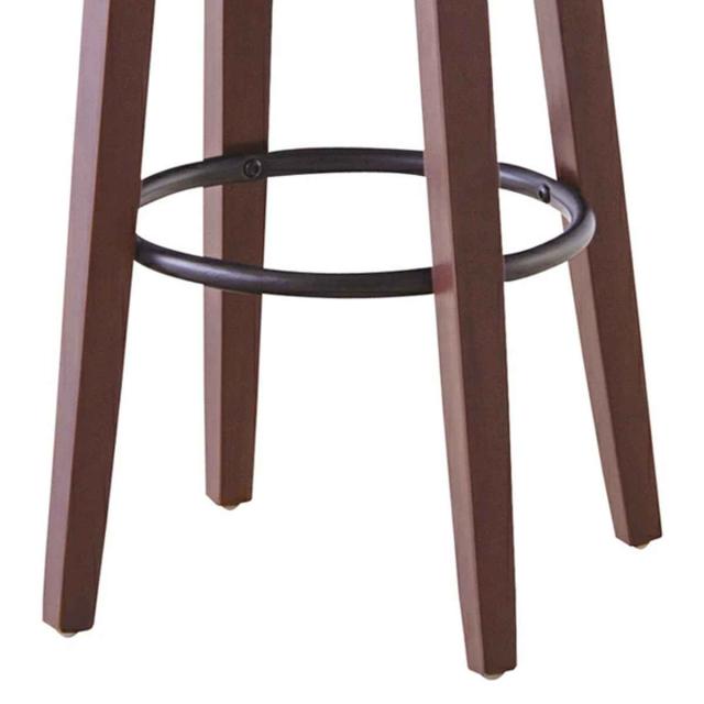 カウンタースツール 2脚セット 高さ70cm スツール ソフトレザー 木製 天然木 椅子 イス チェア ハイスツール形 丸型 （ チェアー いす カウンターチェア ハイチェア おしゃれ キッチン バーチェア フットレスト 丸椅子 ）_4