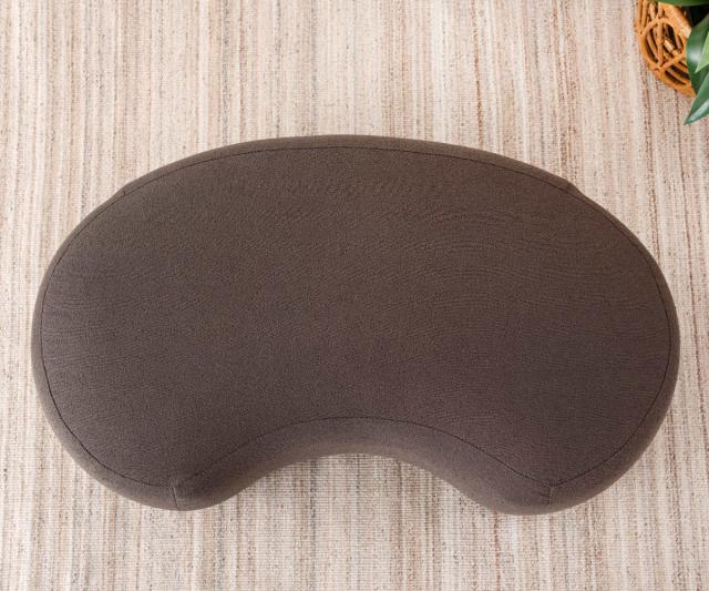 スツール 高さ33cm ビーンズ型 （ 1.5人掛け 1人掛け ワイド ファブリック 布 低め ロー 椅子 リビング 玄関 モダン スタイリッシュ ホテルライク ）_17