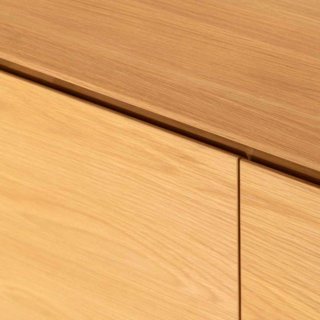 form キャビネット 幅120cm メティ 可動棚 天然木 （ 棚 ラック 扉収納 北欧風 収納 お掃除ロボット対応 フォーム リビングボード 食器棚 本棚 ブラウン ナチュラル オーク ）_13
