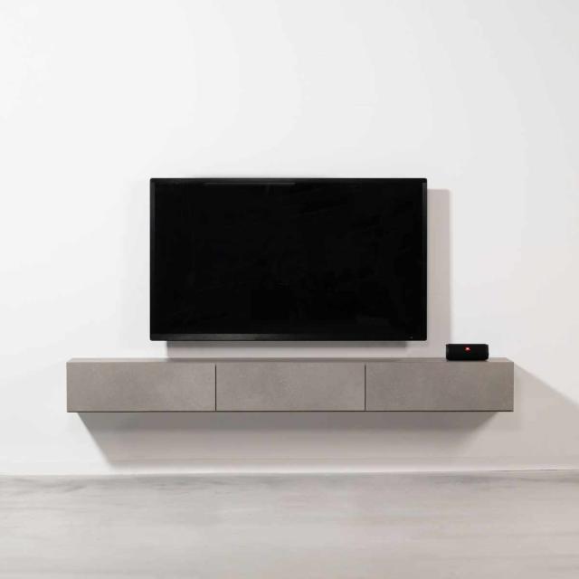 form フロートボード 幅180cm ミルラ 日本製 完成品 （ 要施工業者 壁掛け フロート テレビボード 棚 ラック フラップ扉 フォーム 壁付 壁面 壁掛けテレビ ローボード グレー ホワイト ブラウン ナチュラル ）_15