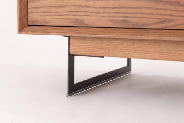 form ローボード 幅180cm メティ 2段階高さ調節 （ テレビ台 TV台 テレビボード 収納 ラック 2way 2段階 フォーム 引き出し 高さ調節 ブラウン ナチュラル リビングボード 天然木 木目 ）_7