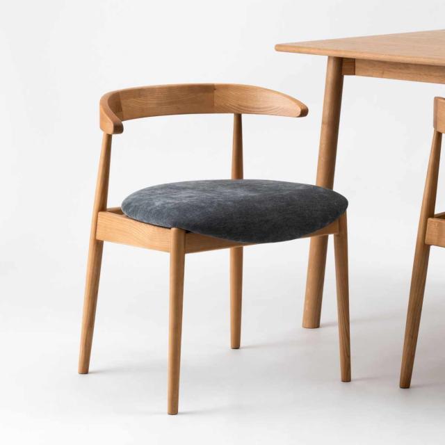 form ダイニングチェア 座面高45.5cm マーシュ （ チェア ダイニング イス 椅子 食卓椅子 完成品 木製 天然木 浮かせる お掃除ロボット 対応 ルンバブル チェアー いす 食卓 リビング ダイニングチェアー リビングチェア 木製椅子 ）_10