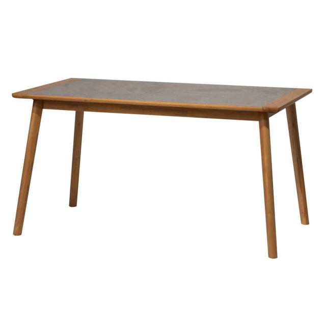 form ダイニングテーブル 幅136cm アーティーク （ テーブル 食卓テーブル 長方形 机 木製 天然木 モルタル調 ダイニング 食卓 リビングテーブル 作業台 木製テーブル ウッドテーブル 奥行80cm コンパクト ）_18