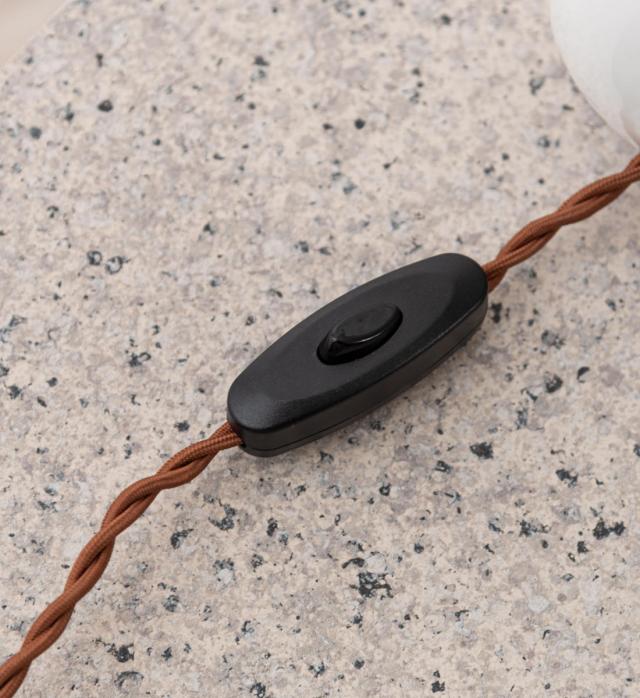 テーブルライト LED対応 電球付き SHAURA 陶器 布シェード （ シャウラ 卓上 ライト 照明 ジュート風 シェード 北欧 ナチュラル おしゃれ シンプル ）_9