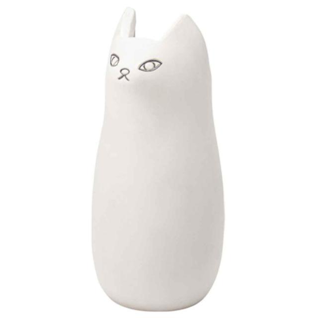 傘立て ネコ 45cm 陶器 （ 傘たて 猫 玄関収納 スリム アンブレラ