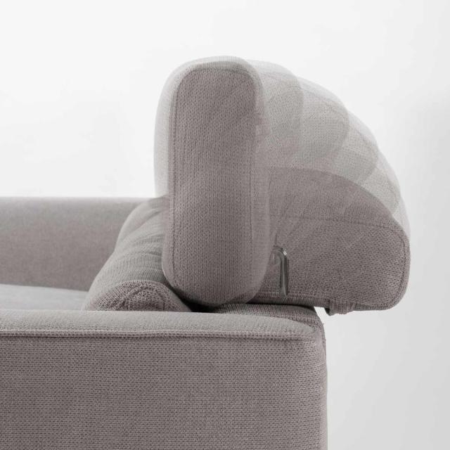 form ソファ 3人掛け 幅185cm ガルニ （ 開梱設置 リクライニング ヘッドレスト 7段階 リビングソファ sofa 肘掛け 脚 取り外し ファブリック ダイニングソファ ポケットコイル ローソファ フロアソファ ）_12