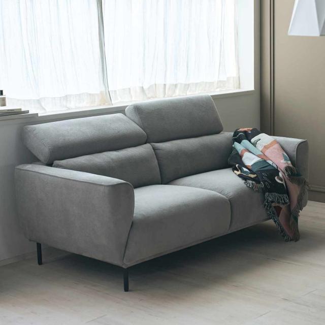form ソファ 3人掛け 幅185cm ガルニ （ 開梱設置 リクライニング ヘッドレスト 7段階 リビングソファ sofa 肘掛け 脚 取り外し ファブリック ダイニングソファ ポケットコイル ローソファ フロアソファ ）_7