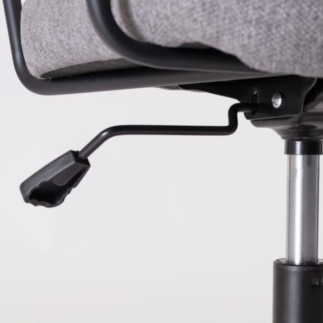 form オフィスチェア 昇降式 座面高44〜51cm デスクチェア エルダー （ ワークチェア パソコンチェア キャスター付き ラタン調 天然木 木製 肘掛け スチール 学習椅子 勉強椅子 座面 高さ調節 イス オフィス 仕事 ）_15