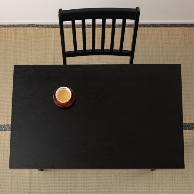 テーブル 幅95cm 折りたたみ 法事テーブル （ 机 折り畳み 1人用 2WAY ハイテーブル ローテーブル フォールディング 木目調 お座敷 座敷 法事 和風 完成品 写経 奥行60cm 料亭 旅館 神社 お寺 宴会 シンプル ）_4