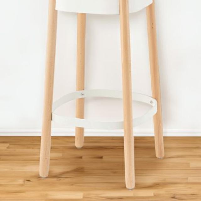 ハイスツール 高さ78cm カウンターチェア （ スツール 木製 天然木