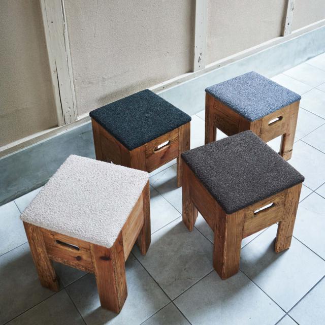 スツール 高さ41cm 木製 北欧風 完成品 （ 椅子 チェア 腰掛け イス